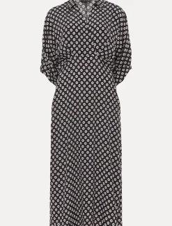 Ryleigh Geometric Print Midi Dress