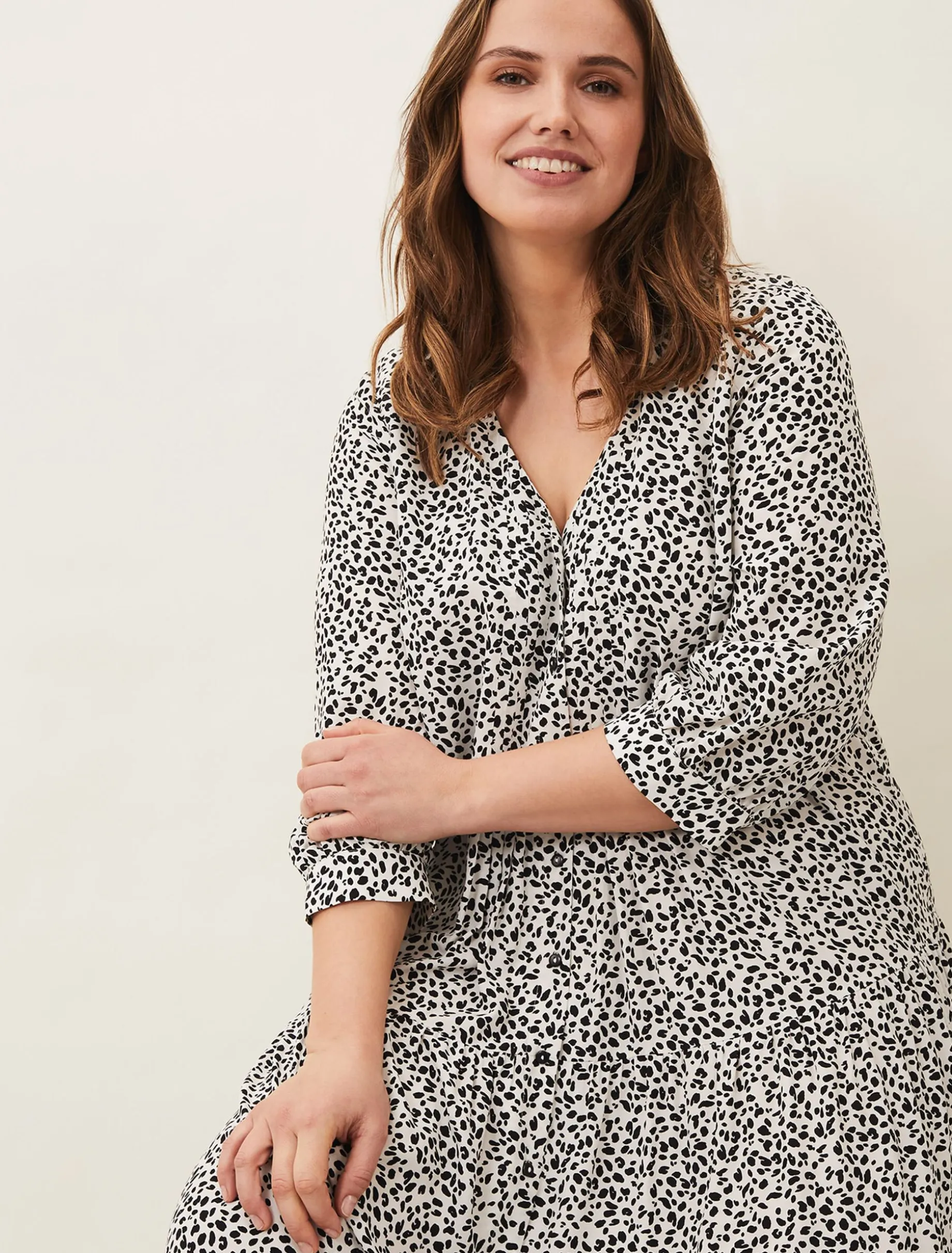 Sadie Printed Swing Dress