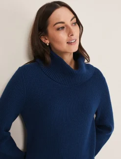Saffie Cosy Ribbed Sleeve Knit Dress