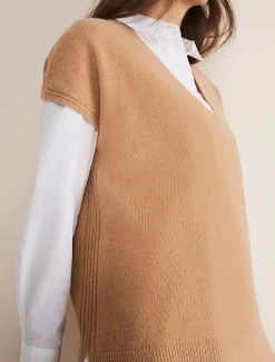 Safin V Neck Wool Blend Knitted Tabbard
