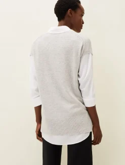 Safin V Neck Wool Blend Knitted Vest