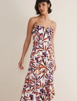 Sammie Printed Bodycon Midi Dress