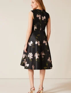 Sandy Floral Jacquard Dress