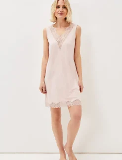 Sania Lace Trim Night Dress