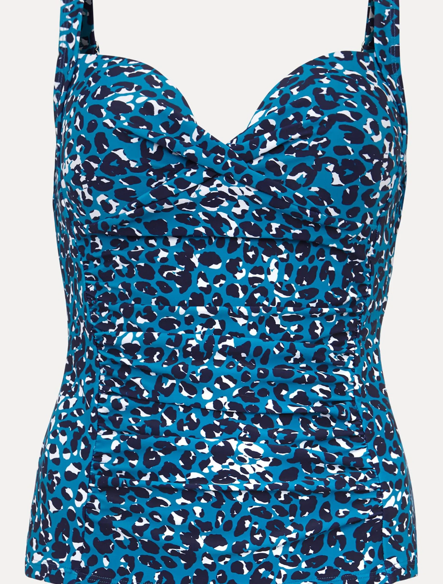 Sara Animal Print Tankini Top