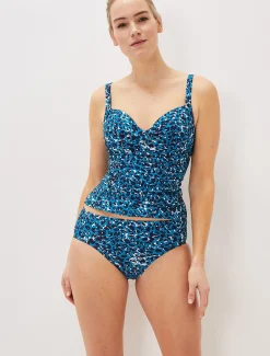Sara Animal Print Tankini Brief