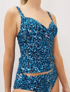 Sara Animal Print Tankini Brief