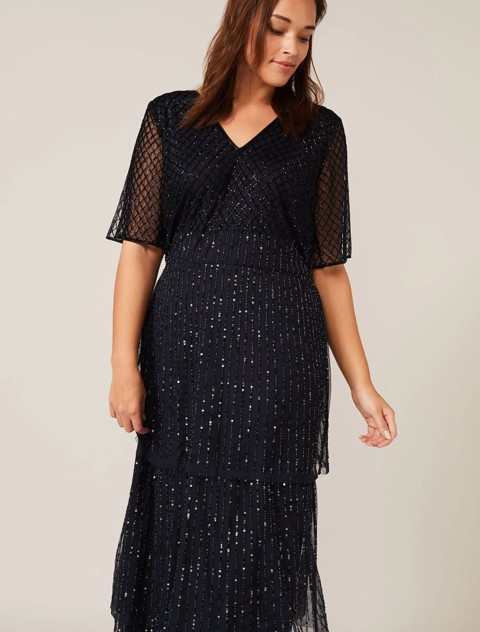 Sascha Beaded Maxi Dress