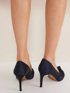 Satin Knot Front Court Shoe