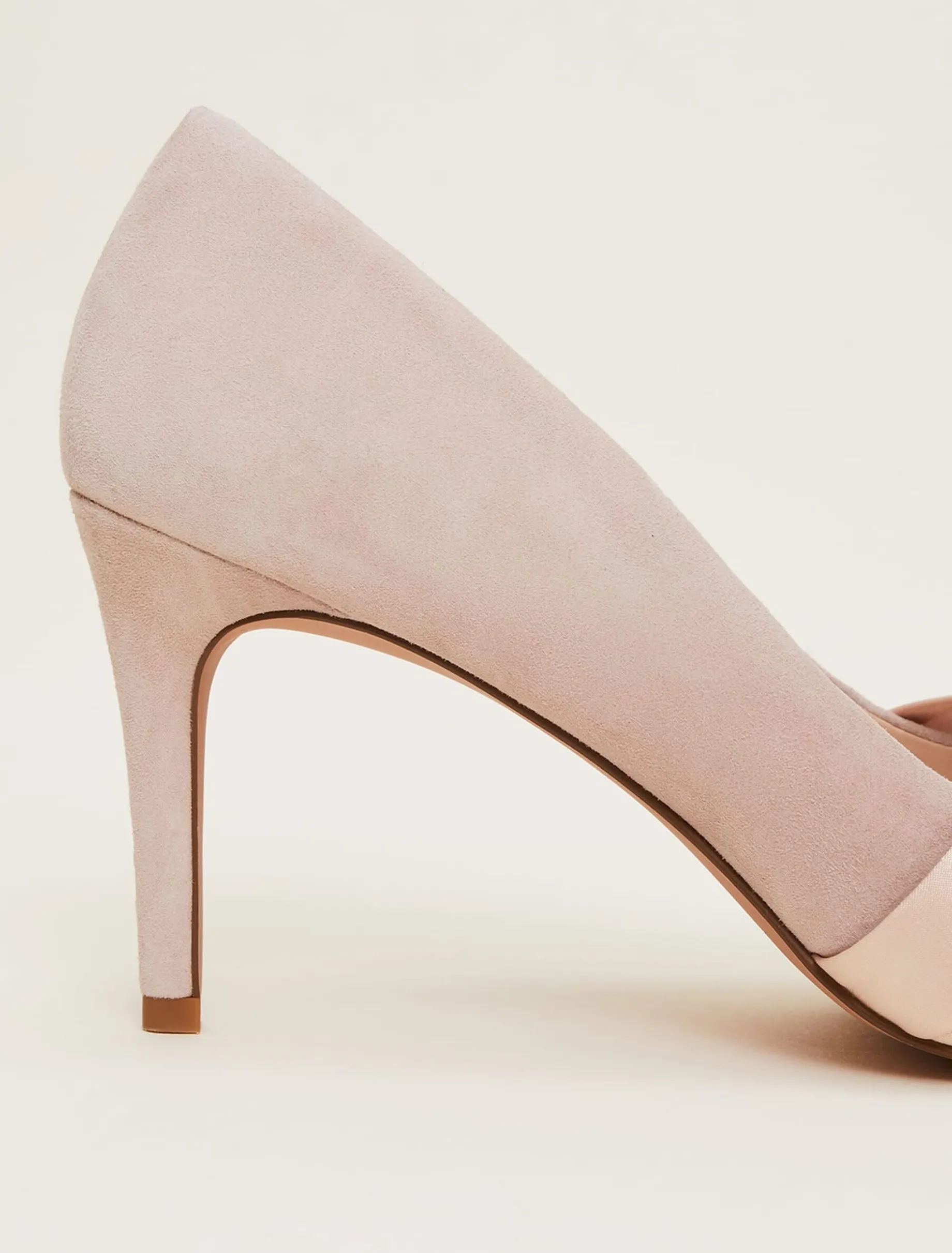 Satin Twist Peeptoe Shoe