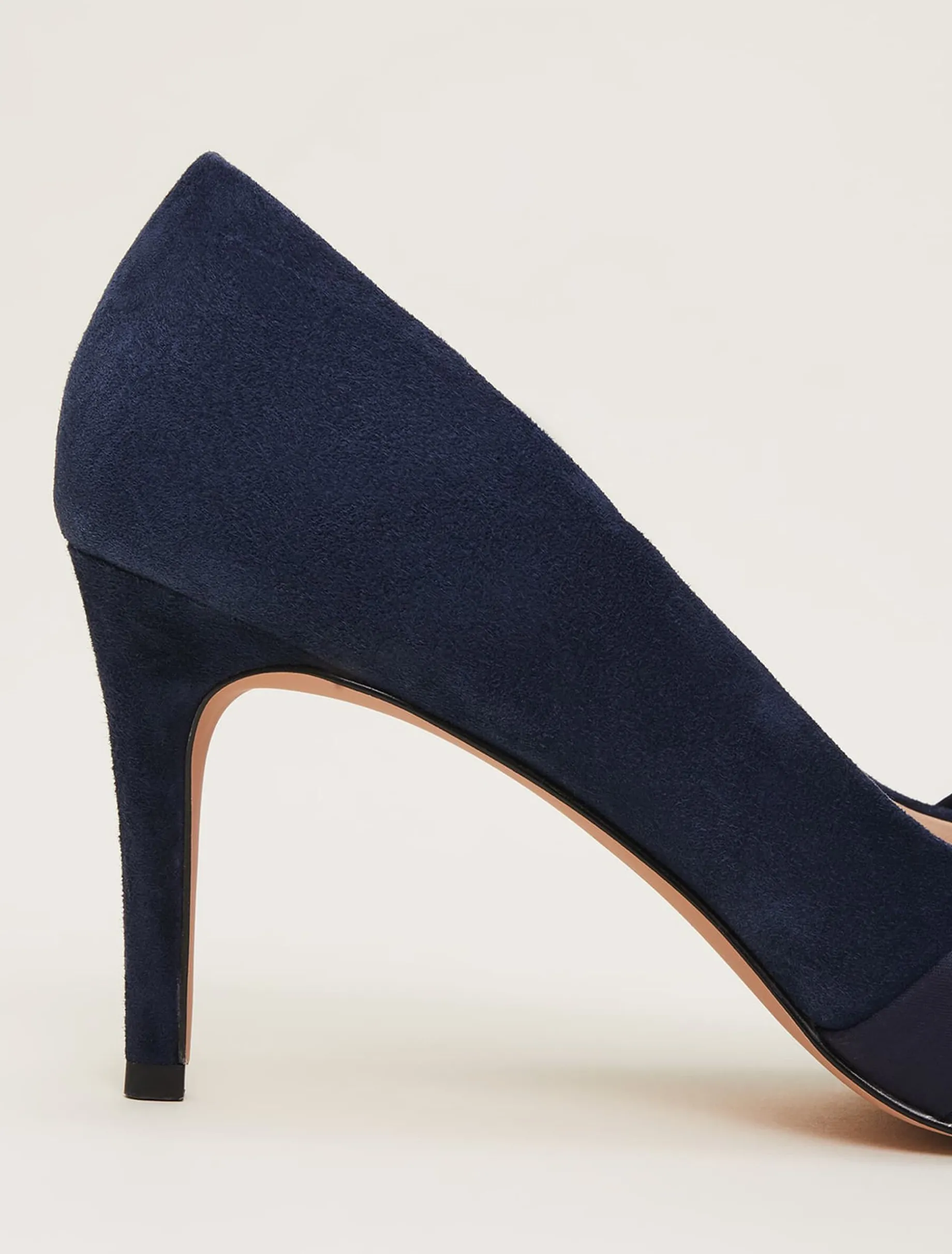 Satin Twist Peeptoe Shoe