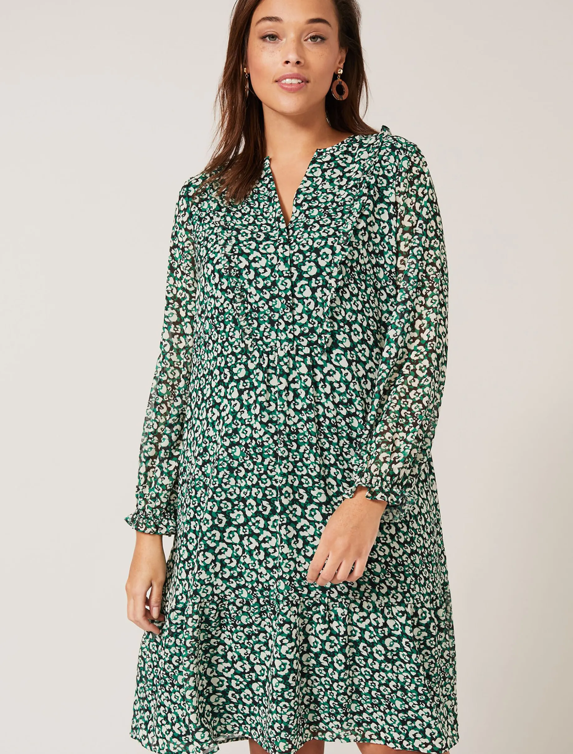 Sawyer Leopard Swing Dress