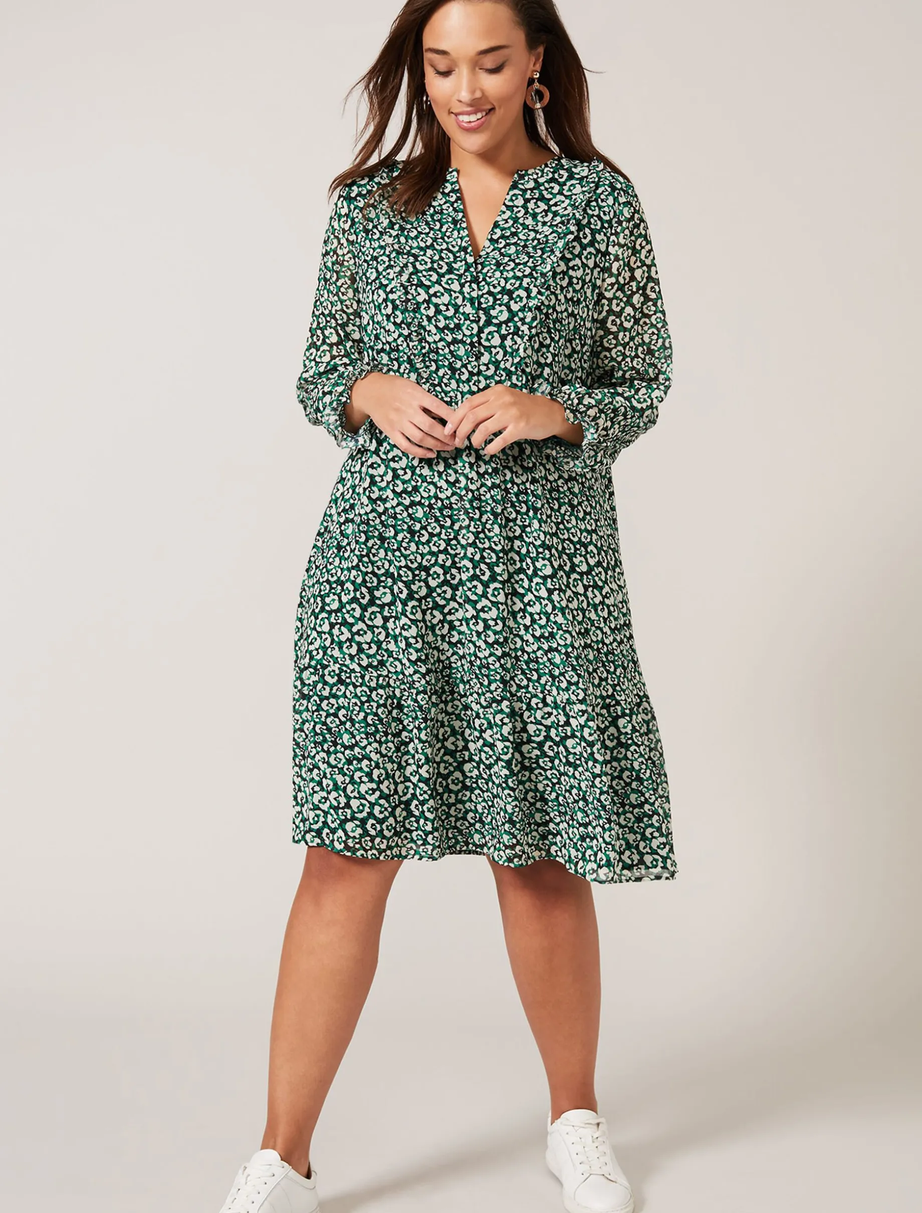 Sawyer Leopard Swing Dress