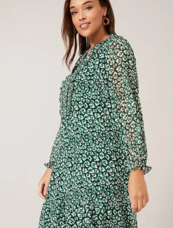 Sawyer Leopard Swing Dress