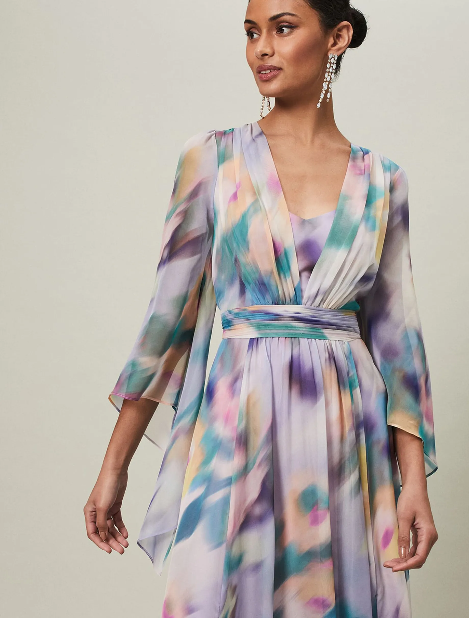 Selene Printed Maxi Dress