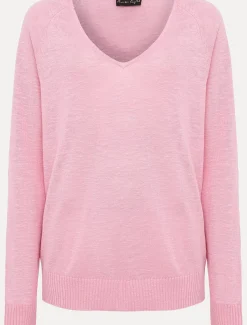 Senita Linen V-Neck Jumper