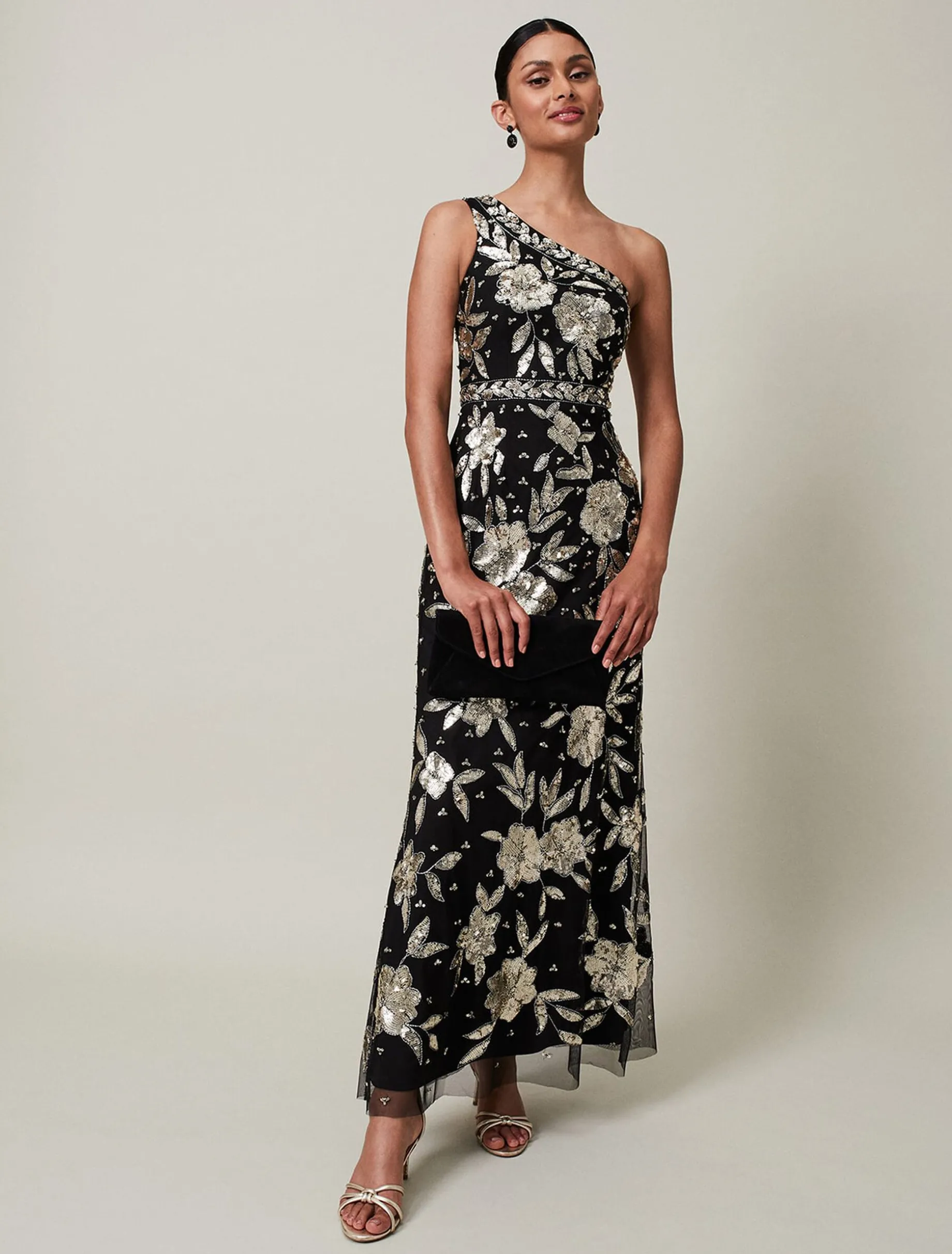 Serafina Embellished Maxi Dress