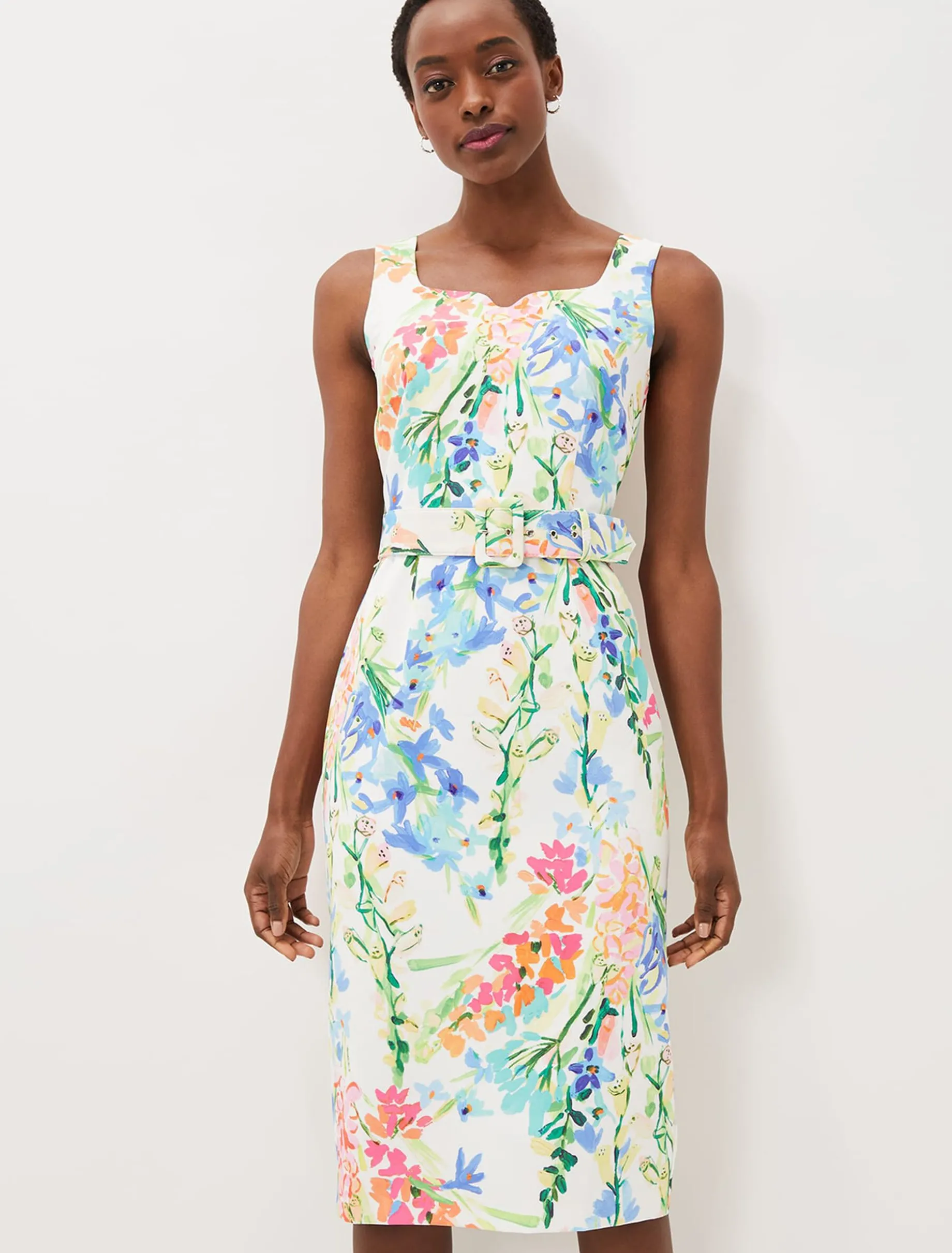 Serina Floral Midi Dress