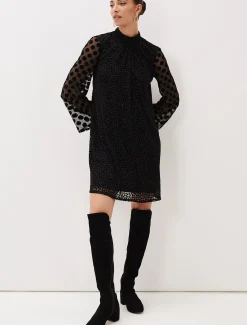 Sevina Spot Tunic Dress