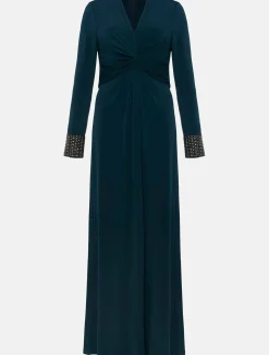 Shanelle Embellished Cuff Maxi Dress