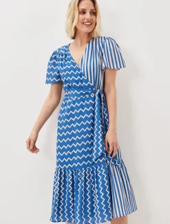 Shelby Zig Zag Midi Dress