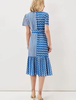 Shelby Zig Zag Midi Dress