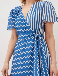 Shelby Zig Zag Midi Dress