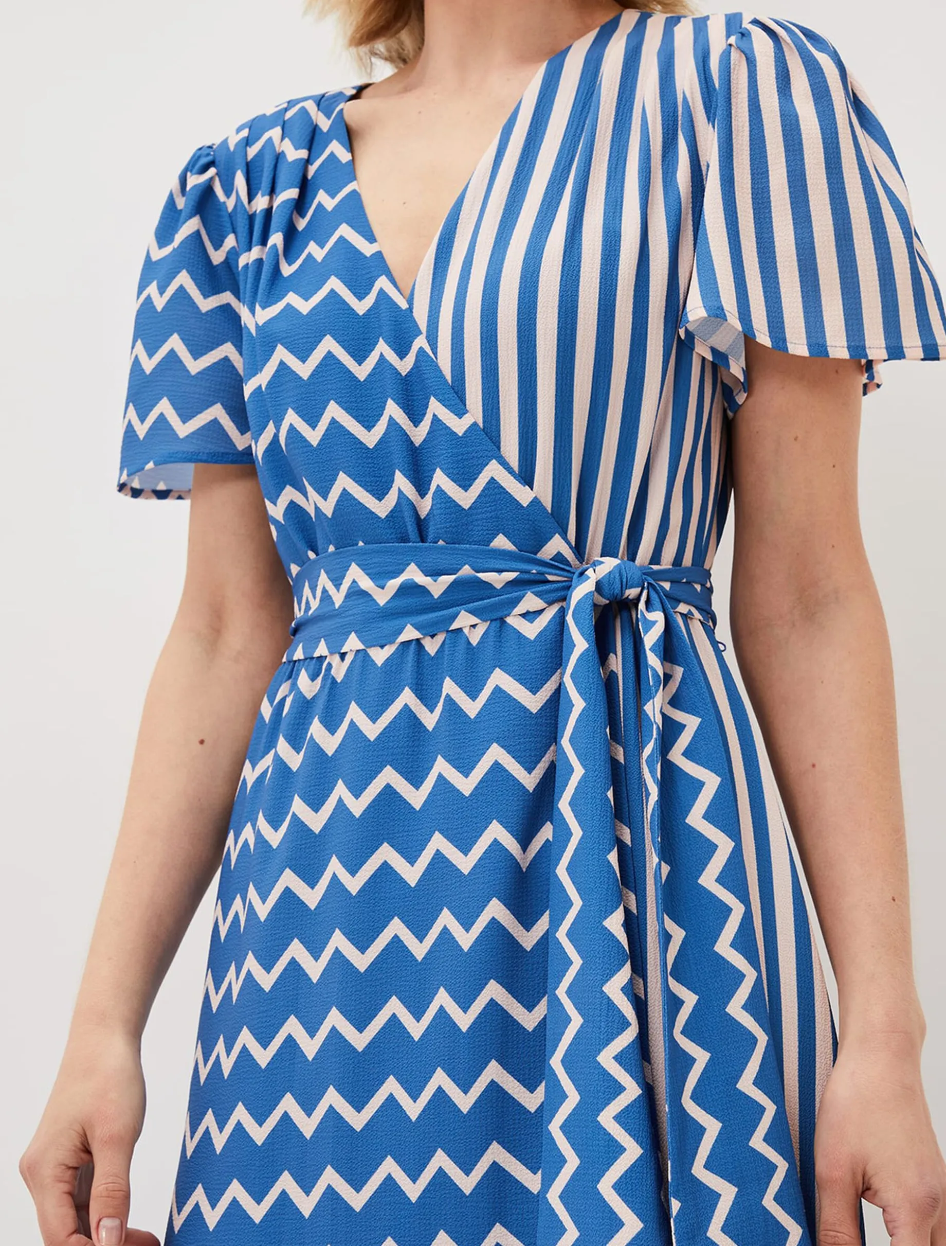 Shelby Zig Zag Midi Dress