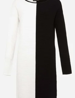 Sherrie Ribbed Colourblock Knit Tunic Dress