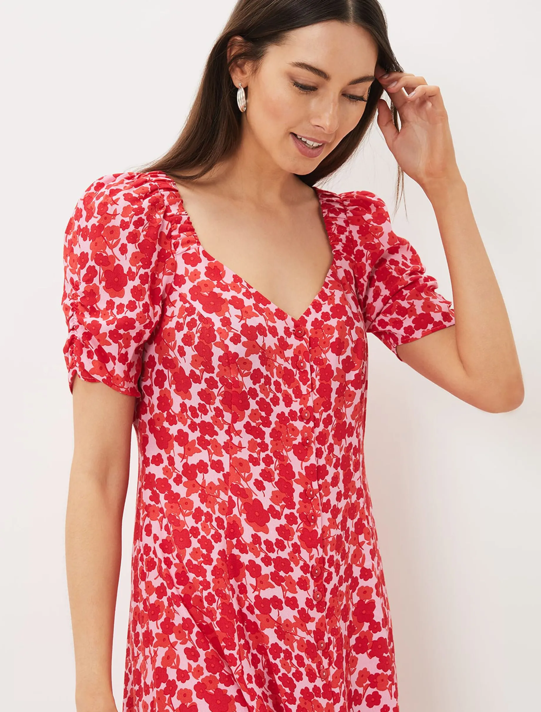 Sheryl Floral Tea Dress
