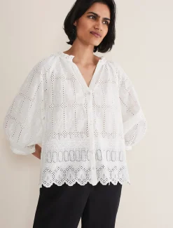 Sierra Broderie Blouse