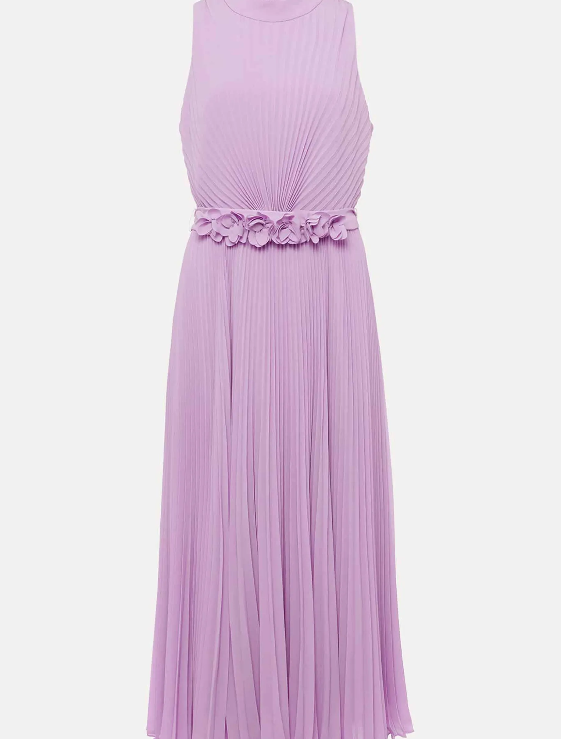 Simara Pleated Midi Dress