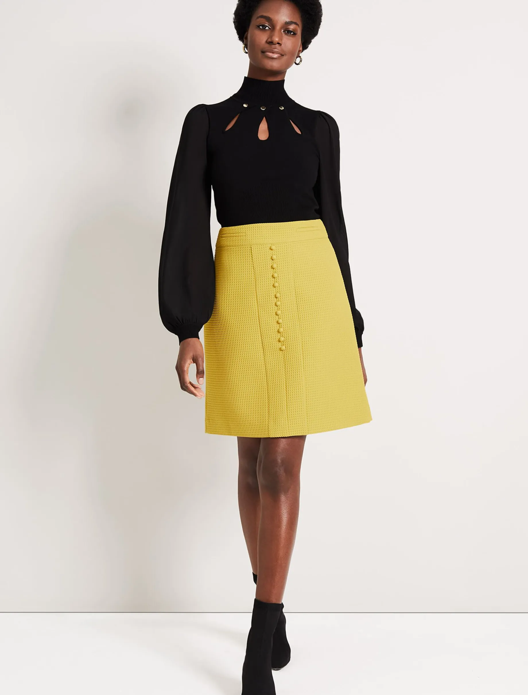 Skye Textured Skirt