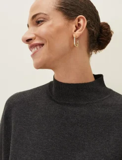 Skylar Roll Neck Zip Hem Jumper