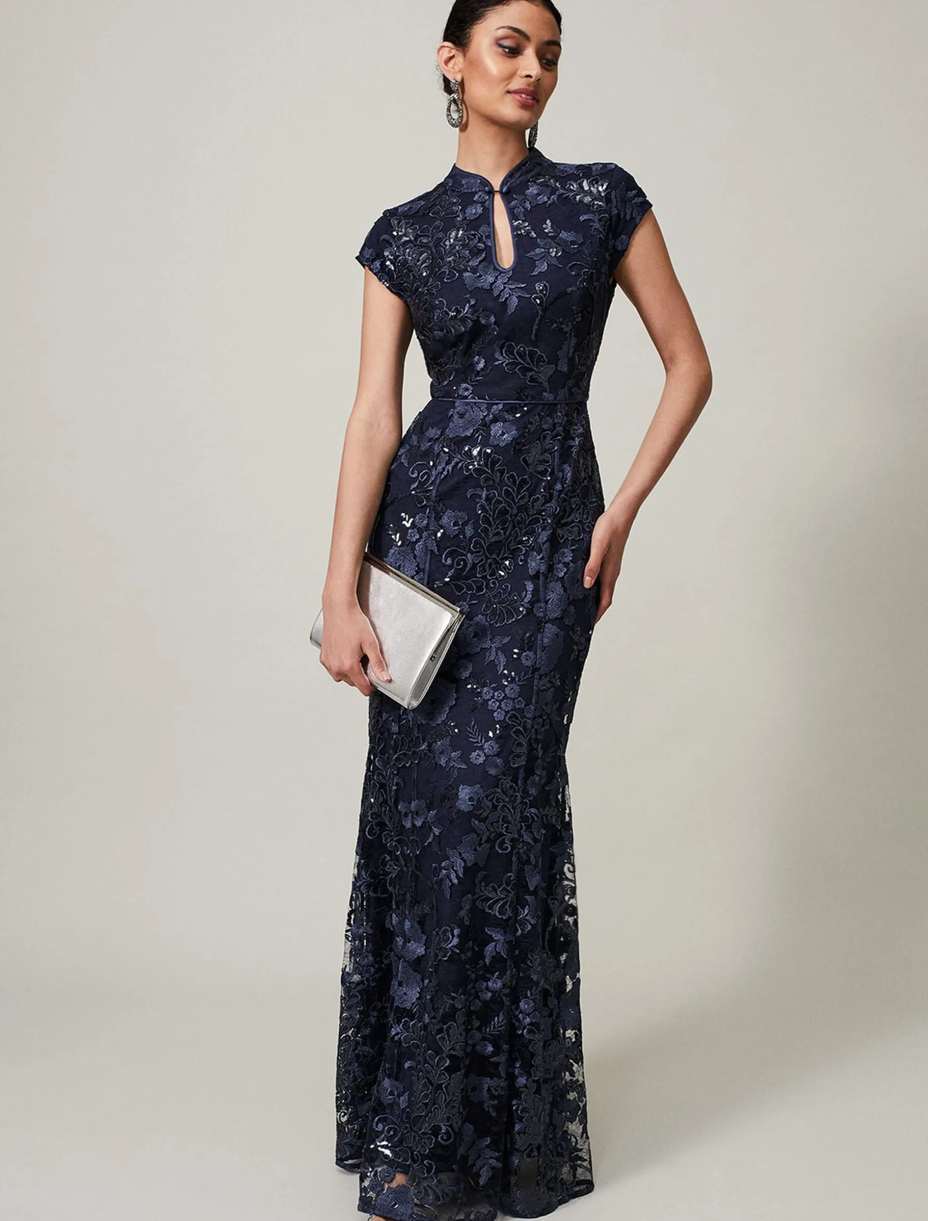 Sofia Embroidered Sequin Dress