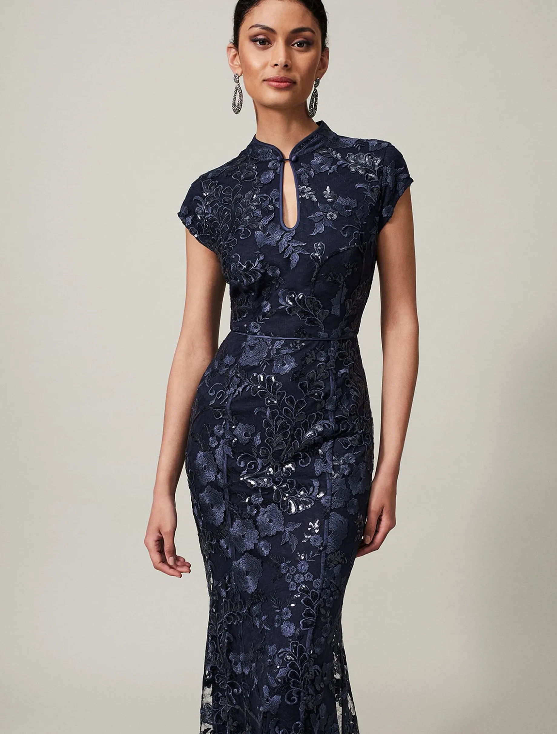 Sofia Embroidered Sequin Dress