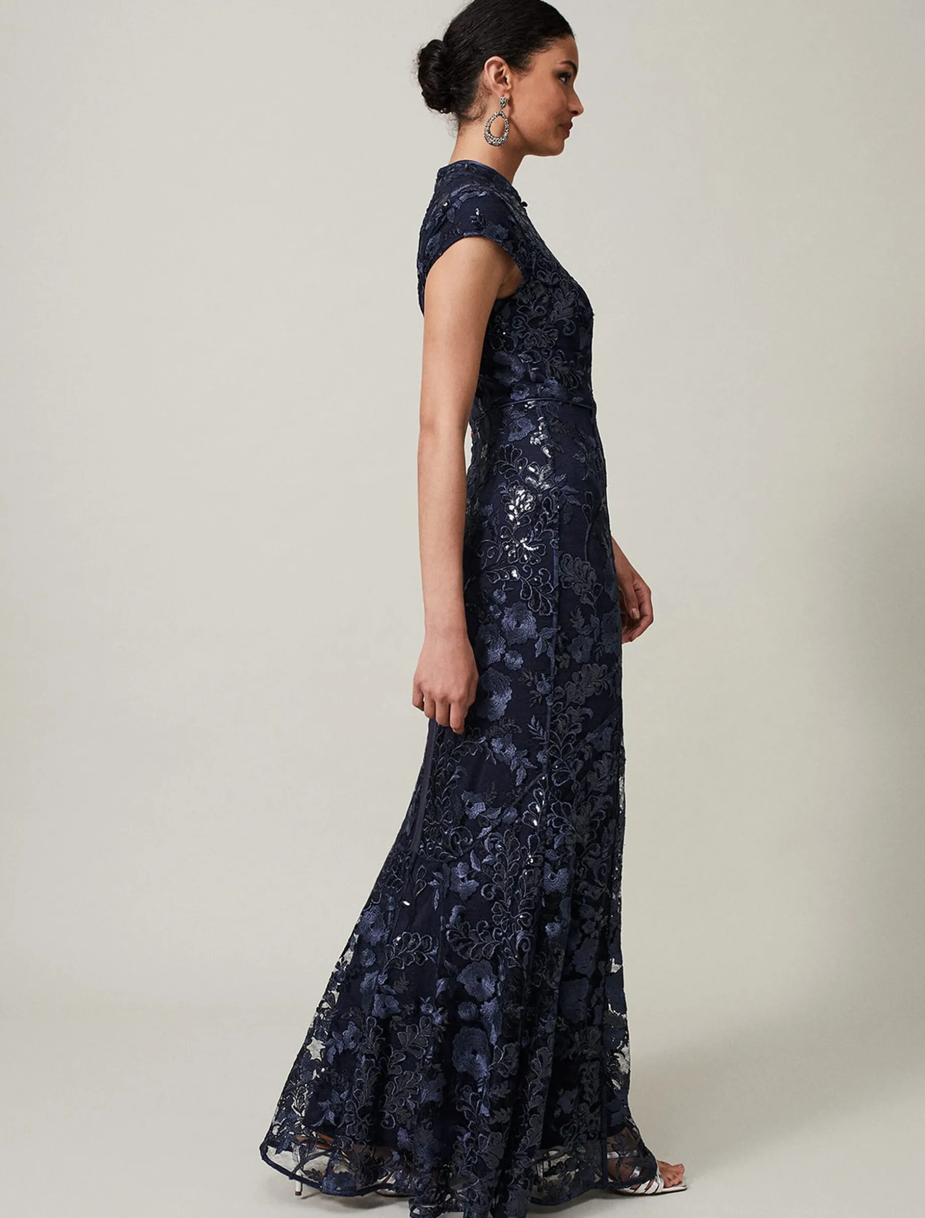 Sofia Embroidered Sequin Dress