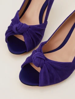 Sonja Knot Front Peep Toe Shoe