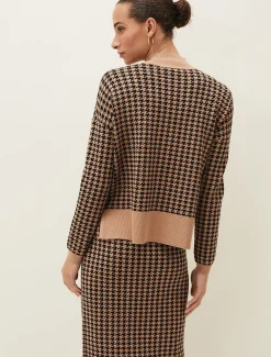 Soph Dogtooth Co-Ord Jumper