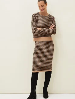 Soph Dogtooth Co-Ord Jumper