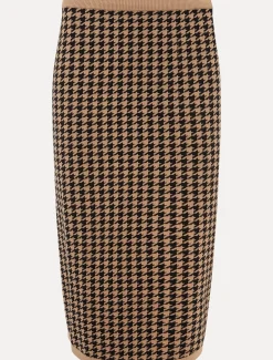 Soph Dogtooth Knitted Co-Ord Skirt