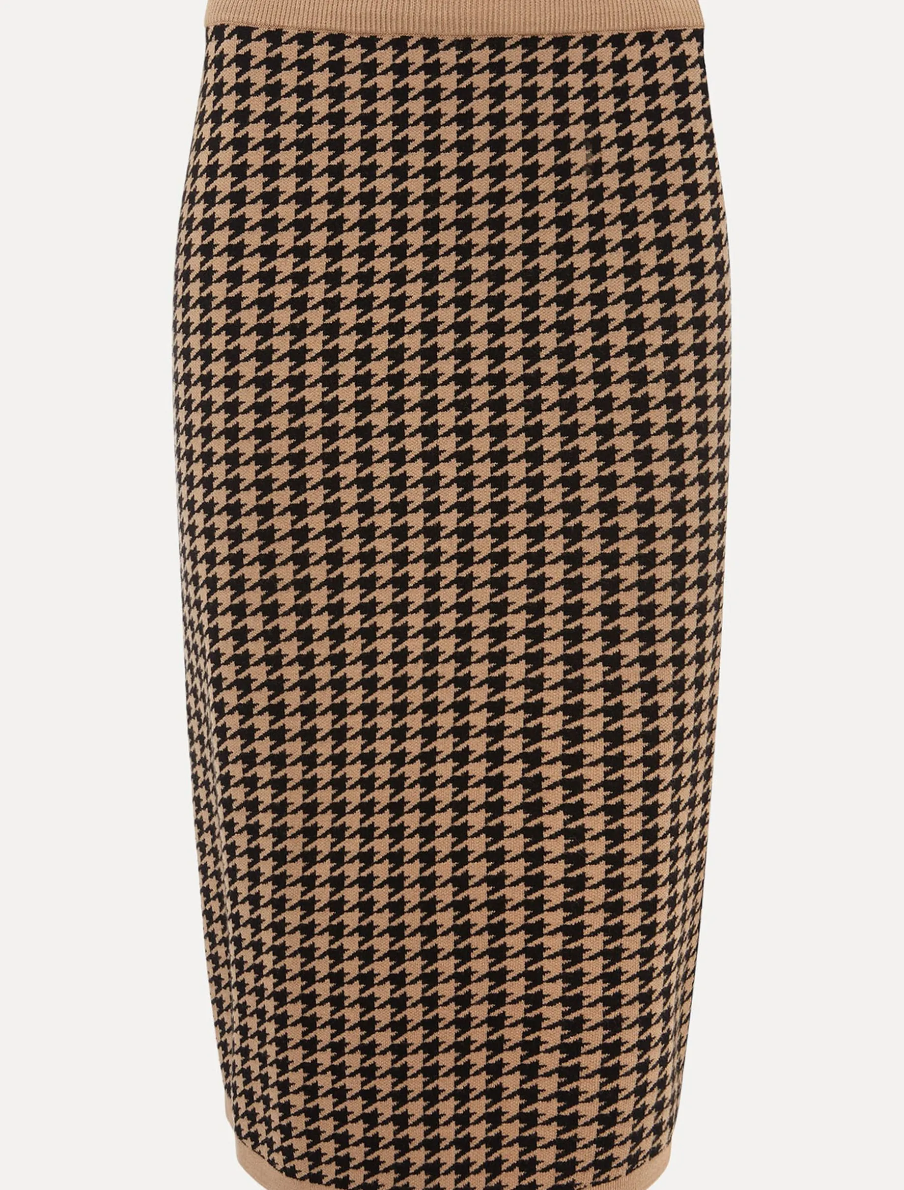 Soph Dogtooth Knitted Co-Ord Skirt