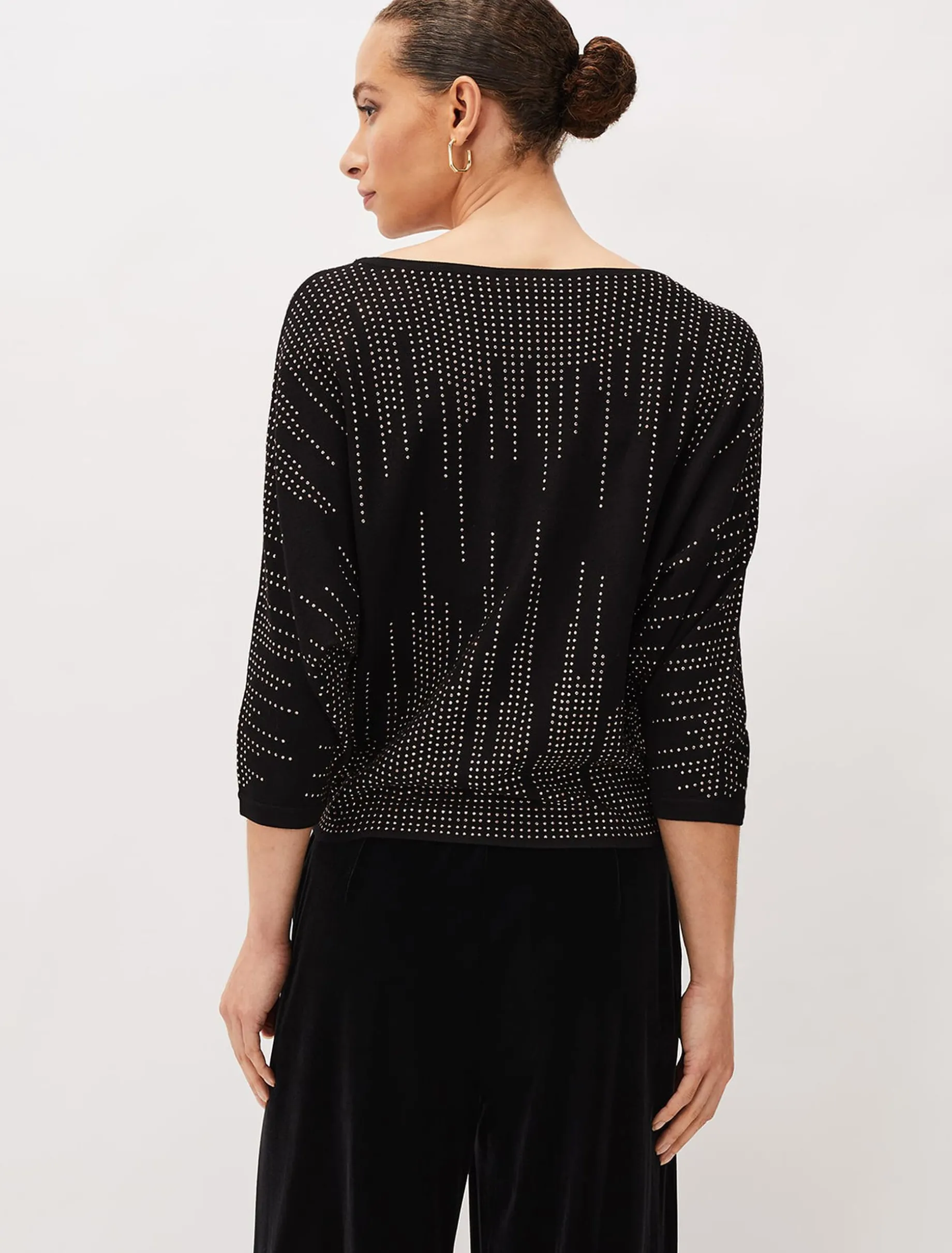 Sophian Embellished Fine Knit Jumper