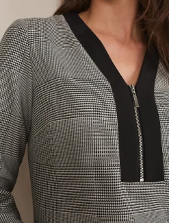 Soraya Check Midi Dress