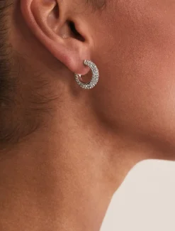Sparkle Hoop Earrings