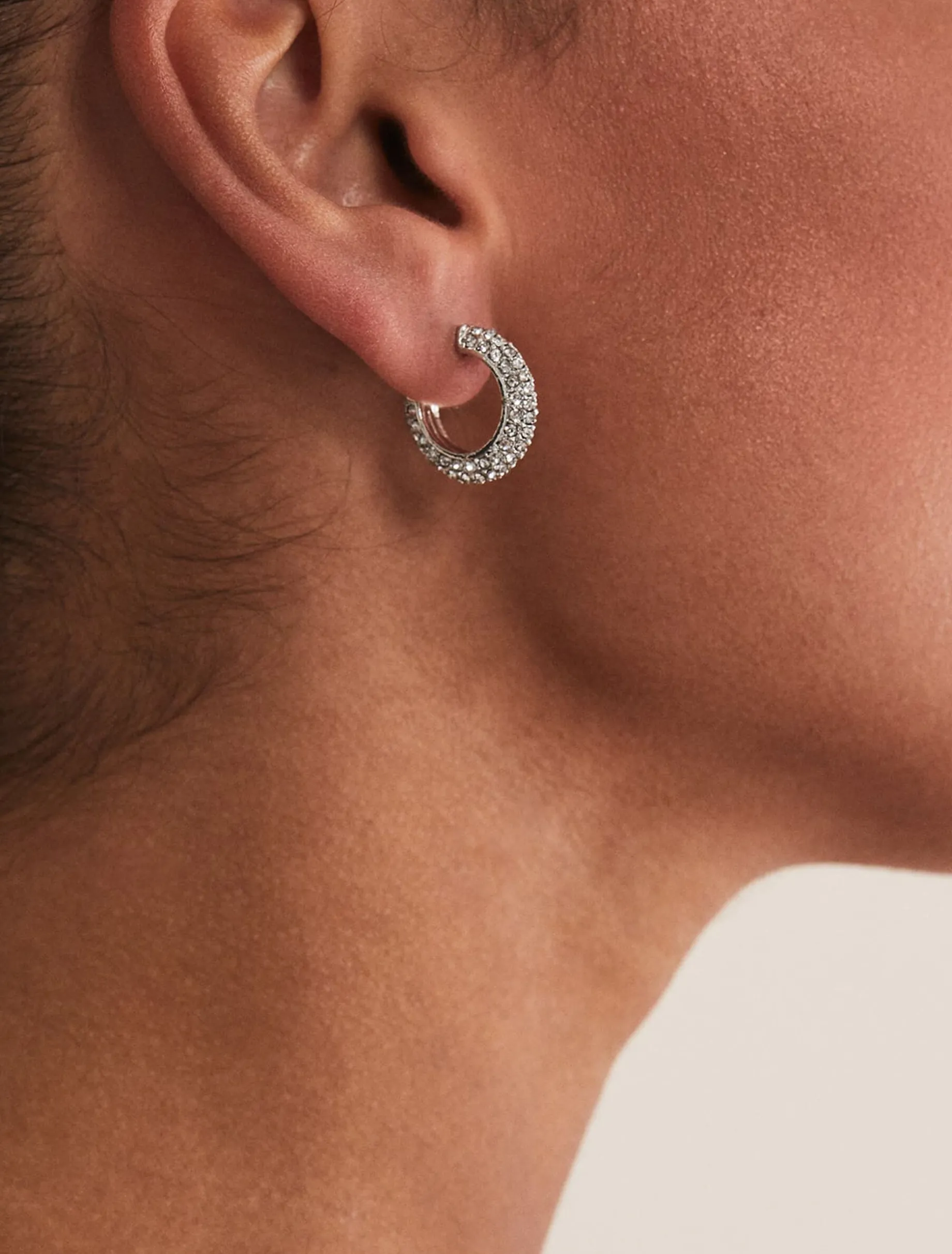 Sparkle Hoop Earrings