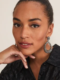 Sparkle Teardrop Earring