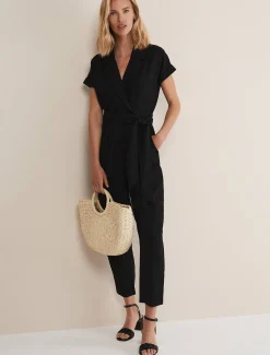 Spencer Linen Wide Leg Jumpsuit
