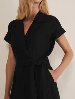 Spencer Linen Wide Leg Jumpsuit