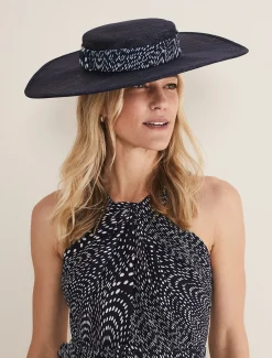Spot Trim Boater Fascinator